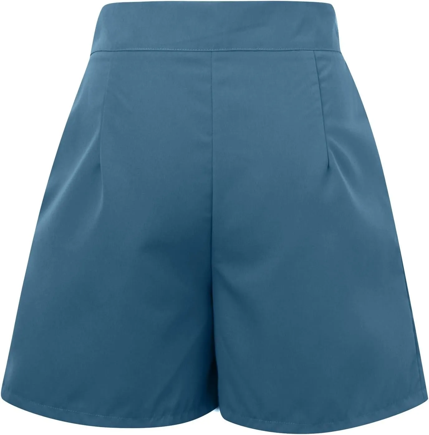 Bermuda Wide Leg Shorts Casual Summer Loose Fit Elastic High Waisted Shorts Comfy Lightweight Lounge Shorts
