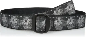 Bison Designs Women's Manzo Belt with Anodized Aluminum Buckle, Flower, Small/34-Inch