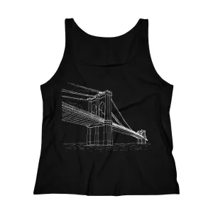 Brooklyn Bridge - Women's Relaxed Jersey Tank Top