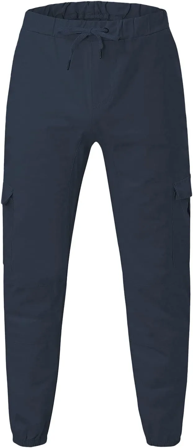 Cargo Pants for Men Big and Tall Grey Pants Slim Fit Pants Mens Sweat Pants Cargo Pants for Men Solid Casual Multiple