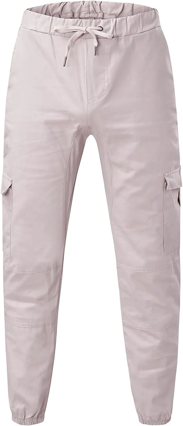 Cargo Pants for Men Big and Tall Grey Pants Slim Fit Pants Mens Sweat Pants Cargo Pants for Men Solid Casual Multiple