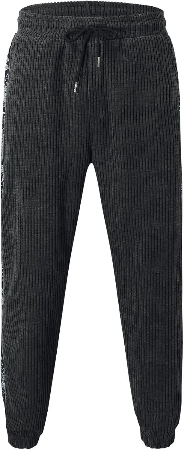 Cargo Pants for Men Big and Tall, Lightweight Mens Work Pants with Multi-Pocket Grey Pants Slim Fit Pants Mens Sweat