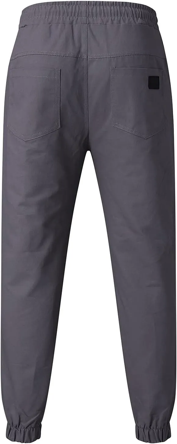 Cargo Pants for Men Big and Tall Pants Streetwear Hip Hop Harem Pants Multi-Pocket Techwear Punk Tactical Track Pants