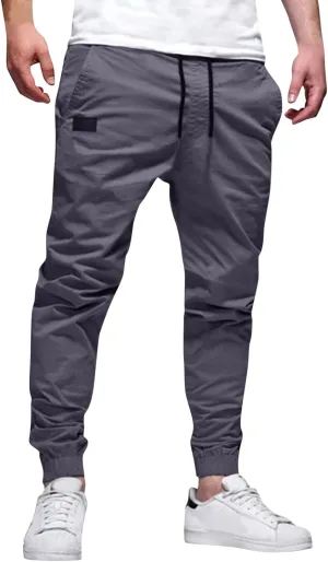 Cargo Pants for Men Big and Tall Pants Streetwear Hip Hop Harem Pants Multi-Pocket Techwear Punk Tactical Track Pants