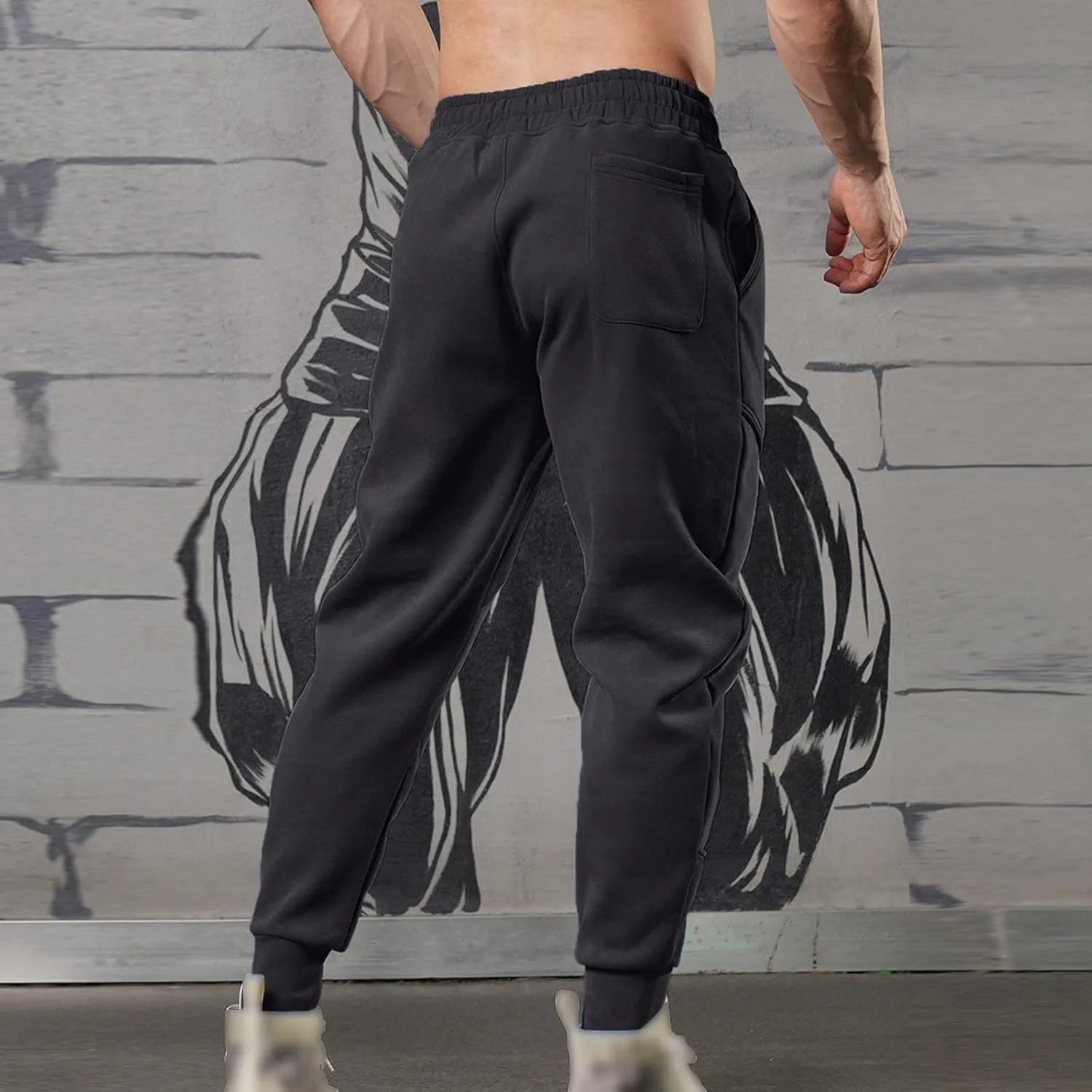 Cargo Pants for Men Big and Tall Sweatpants Athletic Cargo Pants for Men Casual Work Trousers Tactical Pants Rip-Stop