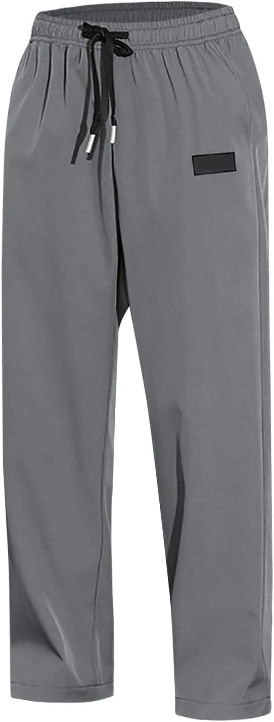 Cargo Pants for Men Casual Casual Hiking Pants Joggers Athletic Pants Loose Straight Leg Sweatpants Multi Pockets