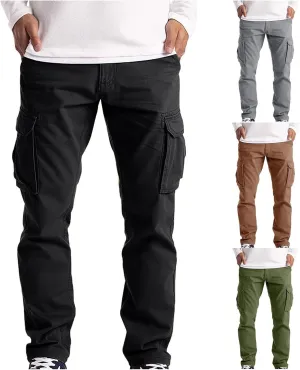 Cargo Pants for Men Joggers Pants Lightweight Sports Jogger Sweatpants Drawstring Pants Outdoor Fishing Trousers with