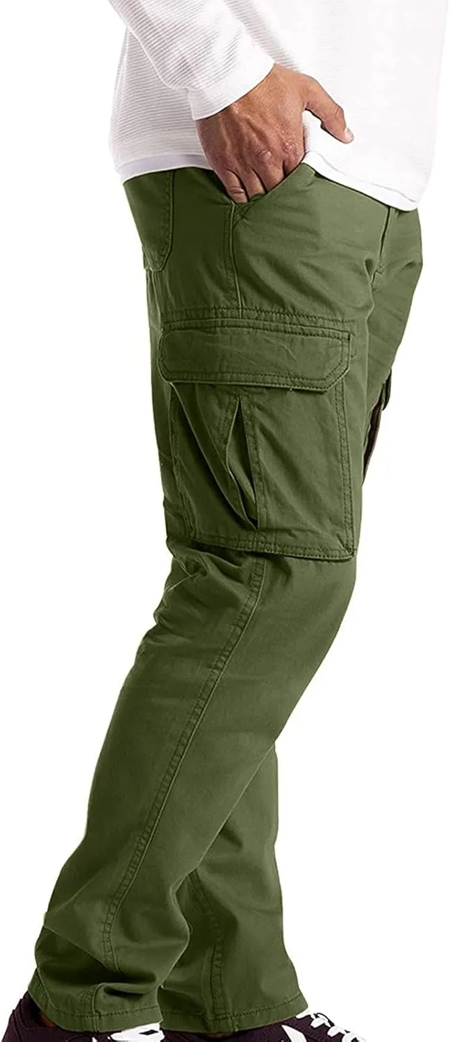 Cargo Pants for Men Joggers Pants Lightweight Sports Jogger Sweatpants Drawstring Pants Outdoor Fishing Trousers with