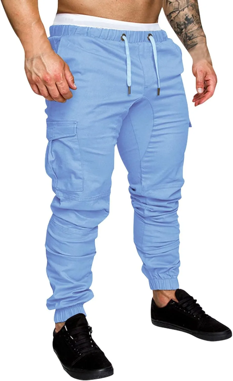 Cargo Pants for Men Joggers Tactical Pants with 9 Pockets Lightweight Ripstop Cargo Work Pants Mens Wild Cargo Pants