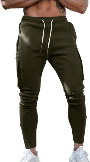 Cargo Pants for Men Relaxed Fit Gym Sweatpants Work Joggers Mens Long Pants Sweatpants for Men Men's Casual Trousers