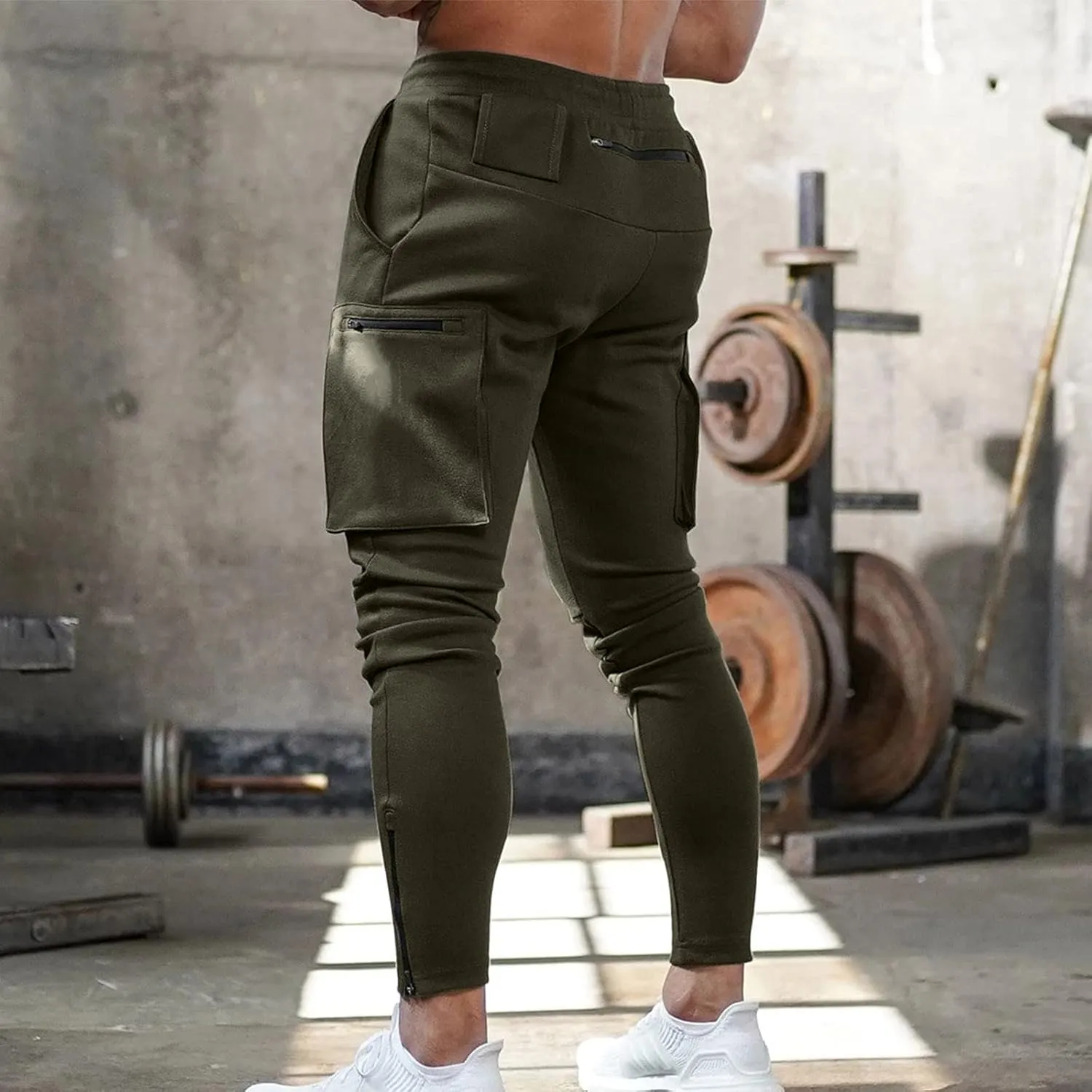 Cargo Pants for Men Relaxed Fit Gym Sweatpants Work Joggers Mens Long Pants Sweatpants for Men Men's Casual Trousers