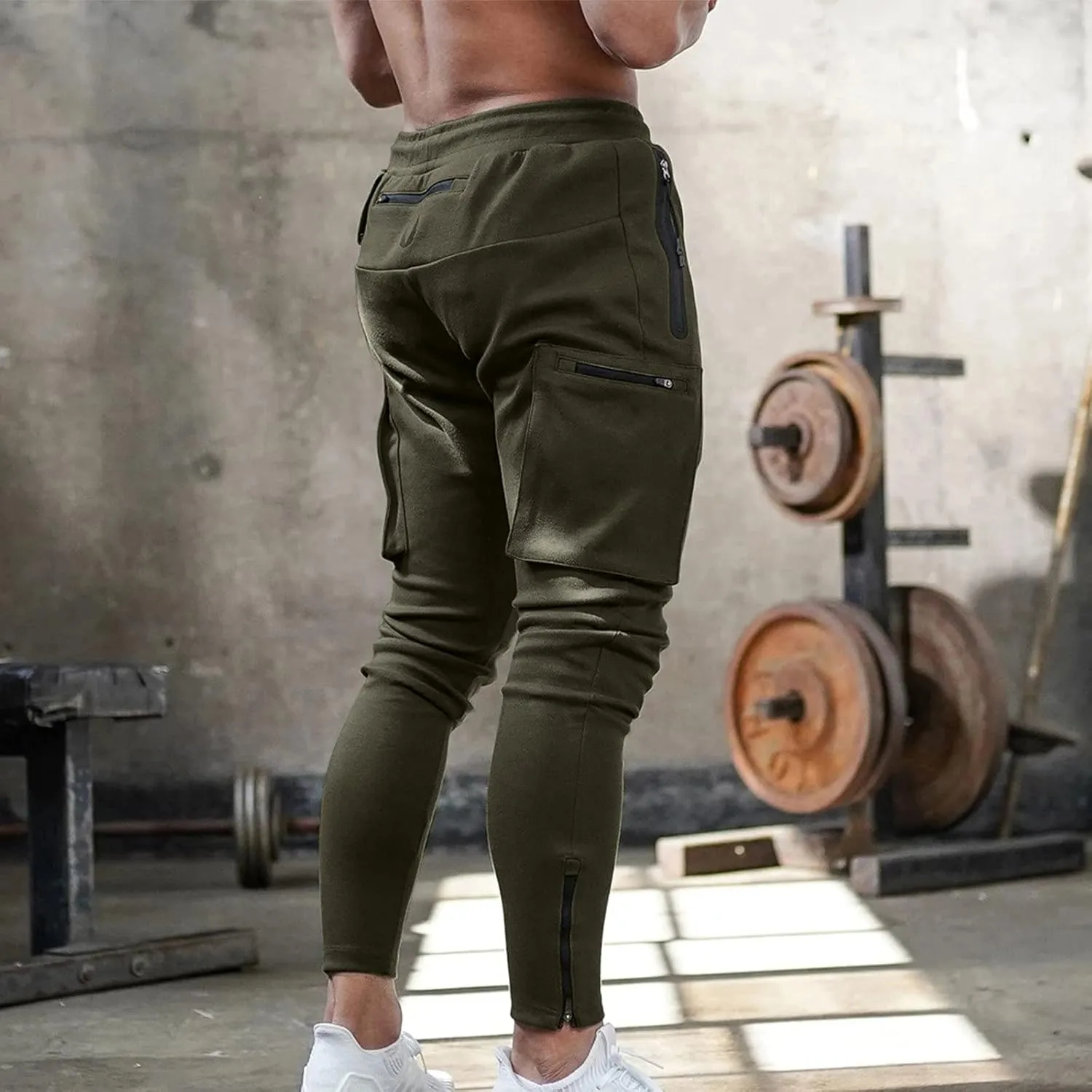 Cargo Pants for Men Relaxed Fit Gym Sweatpants Work Joggers Mens Long Pants Sweatpants for Men Men's Casual Trousers