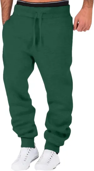 Cargo Pants for Men Relaxed Fit Pant Mens Cotton Linen Pants Loose Casual Lightweight Elastic Waist Drawstring Beach