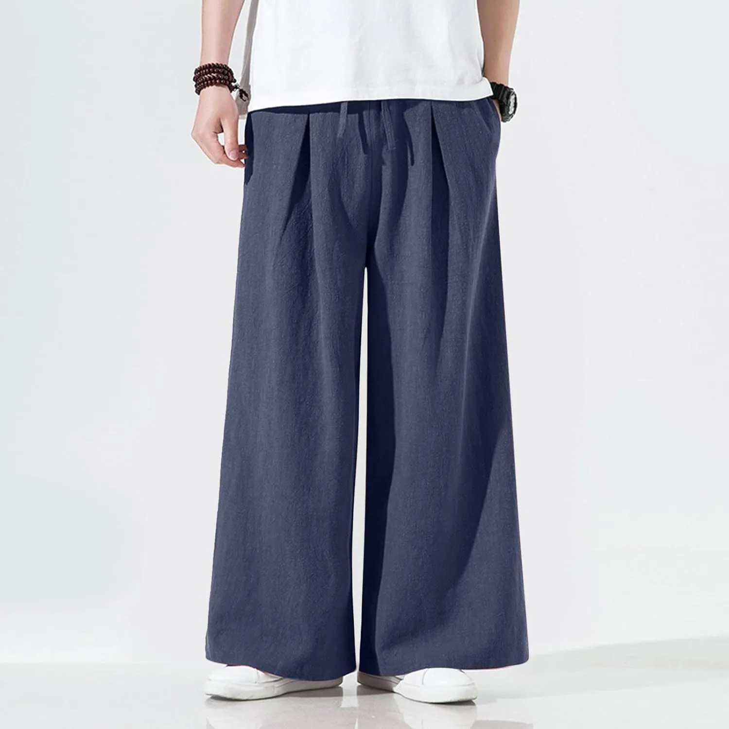 Cargo Pants for Men Relaxed Fit Pants 6 Pocket Full Outdoor Casual Sweatpants Sweatpants for Men Pants Casual Rope