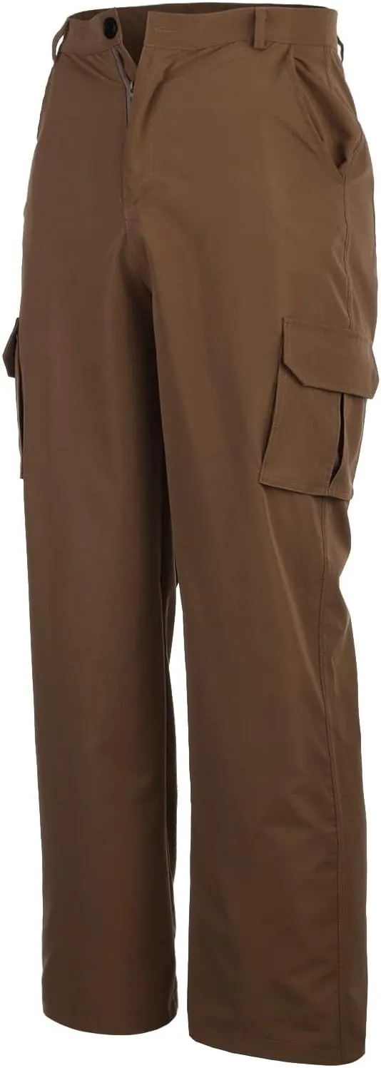 Cargo Pants for Men Relaxed Fit Pants Mens Cargo Sweatpants Heavyweight Fleece Jogger Pants Drawstring Sports Workout