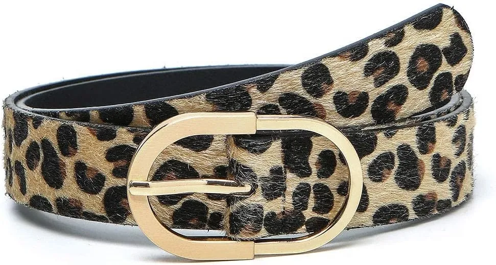 Earnda Womens Belts for Jeans Faux Leather Strap