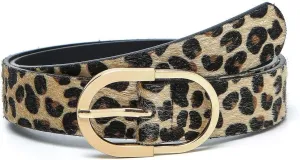 Earnda Womens Belts for Jeans Faux Leather Strap