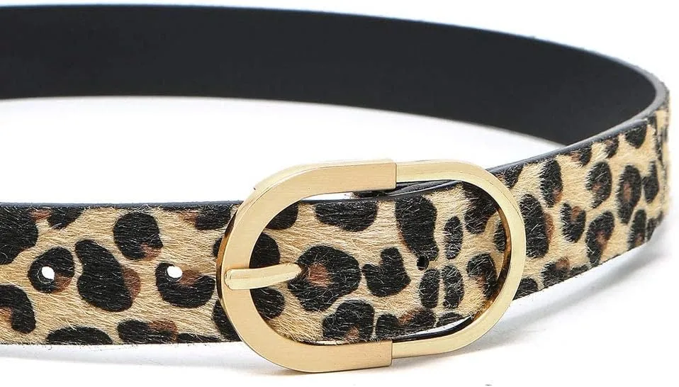 Earnda Womens Belts for Jeans Faux Leather Strap