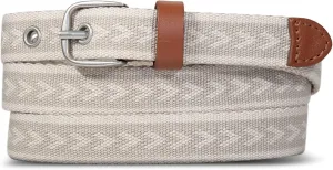 Eddie Bauer Women's Cascade Grommet Webbing Belt with Metal Buckle