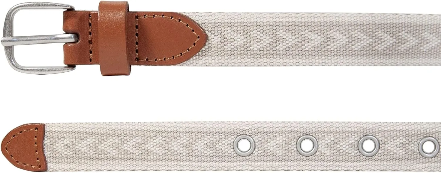 Eddie Bauer Women's Cascade Grommet Webbing Belt with Metal Buckle