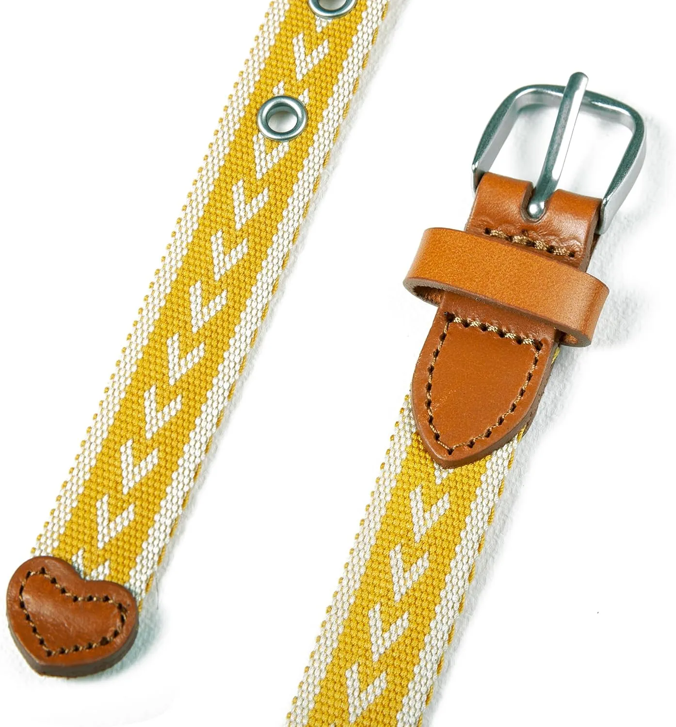 Eddie Bauer Women's Cascade Grommet Webbing Belt with Metal Buckle