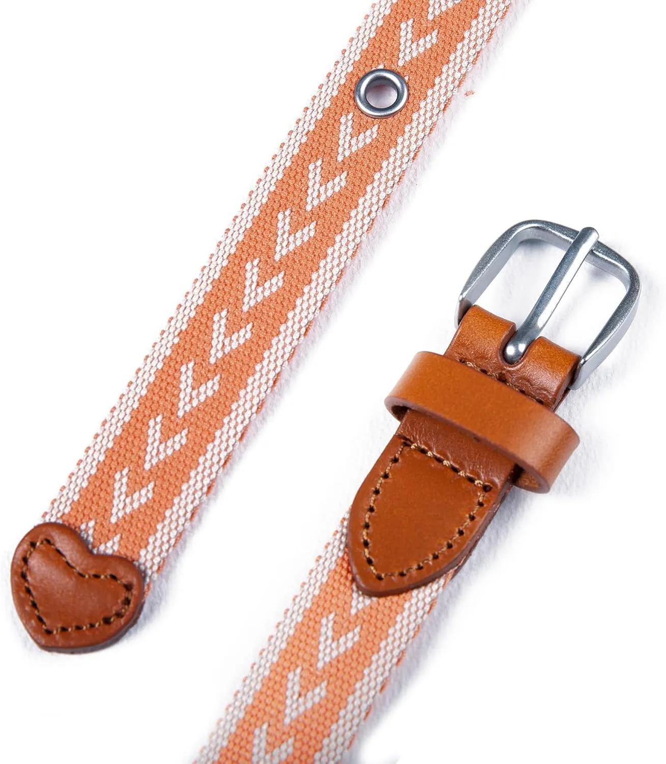 Eddie Bauer Women's Cascade Grommet Webbing Belt with Metal Buckle