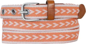 Eddie Bauer Women's Cascade Grommet Webbing Belt with Metal Buckle
