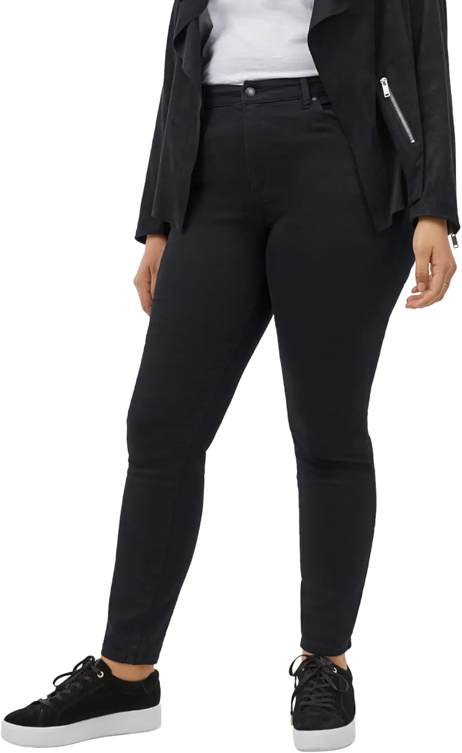 ellos Plus Size High-Waist Skinny Jeans