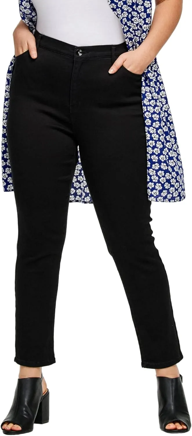 ellos Plus Size High-Waist Skinny Jeans