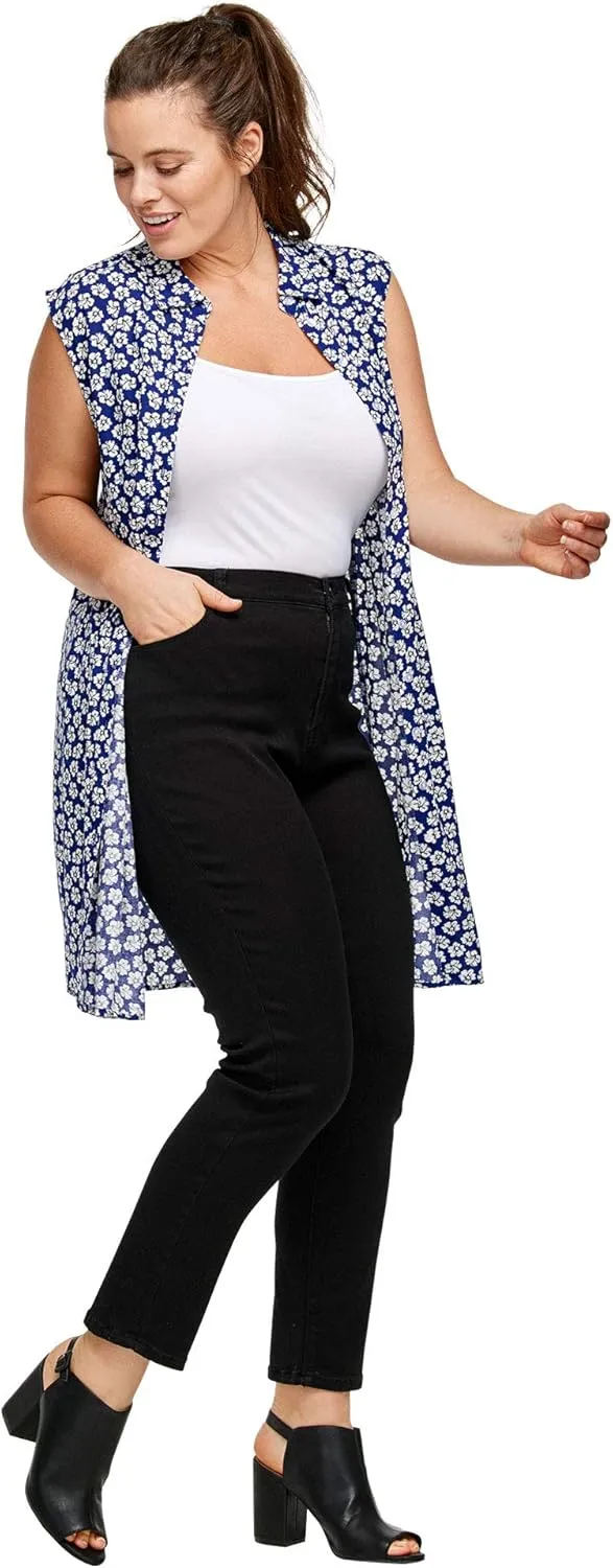 ellos Plus Size High-Waist Skinny Jeans