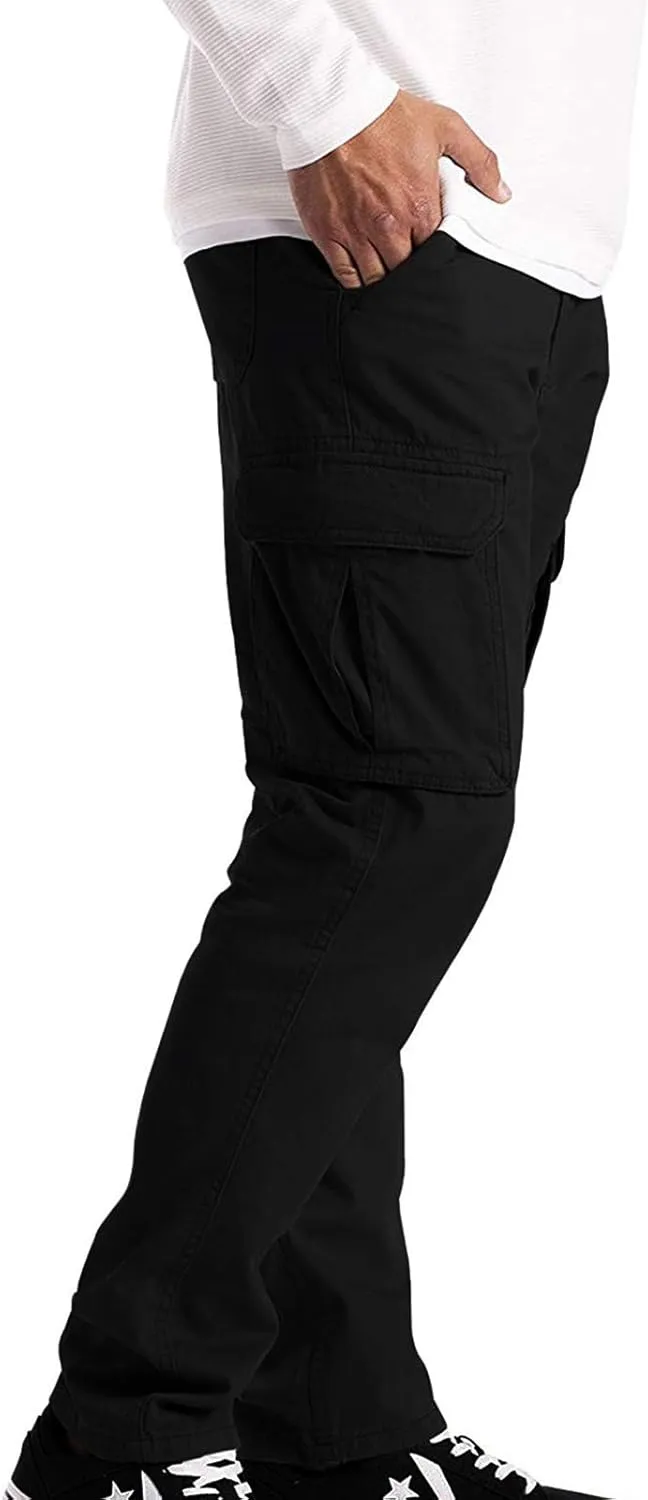 GIERIDUC Mens Casual Pants Relaxed Fit Black and White Plaid Pants Men's Mens Casual Pants Slim Fit Mens Long Jogging Pants