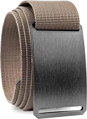 GRIP6 Gunmetal Belt: Durable Belts for Men & Women, Versatile Nylon Tactical Belt for Work, Golf, Casual & Outdoor Use