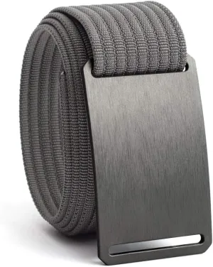 GRIP6 Gunmetal Belt: Durable Belts for Men & Women, Versatile Nylon Tactical Belt for Work, Golf, Casual & Outdoor Use