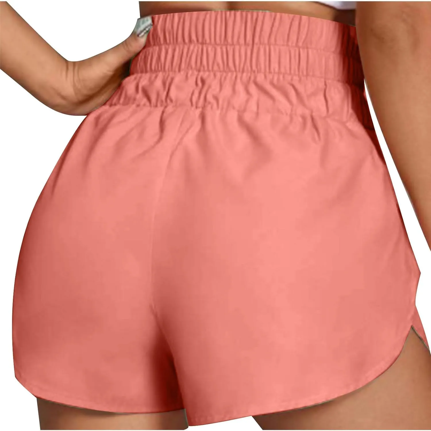 Gym Shorts for Women Tummy Control Workout Shorts High Waisted Running Shorts Elastic Summer Shorts Athletic Shorts