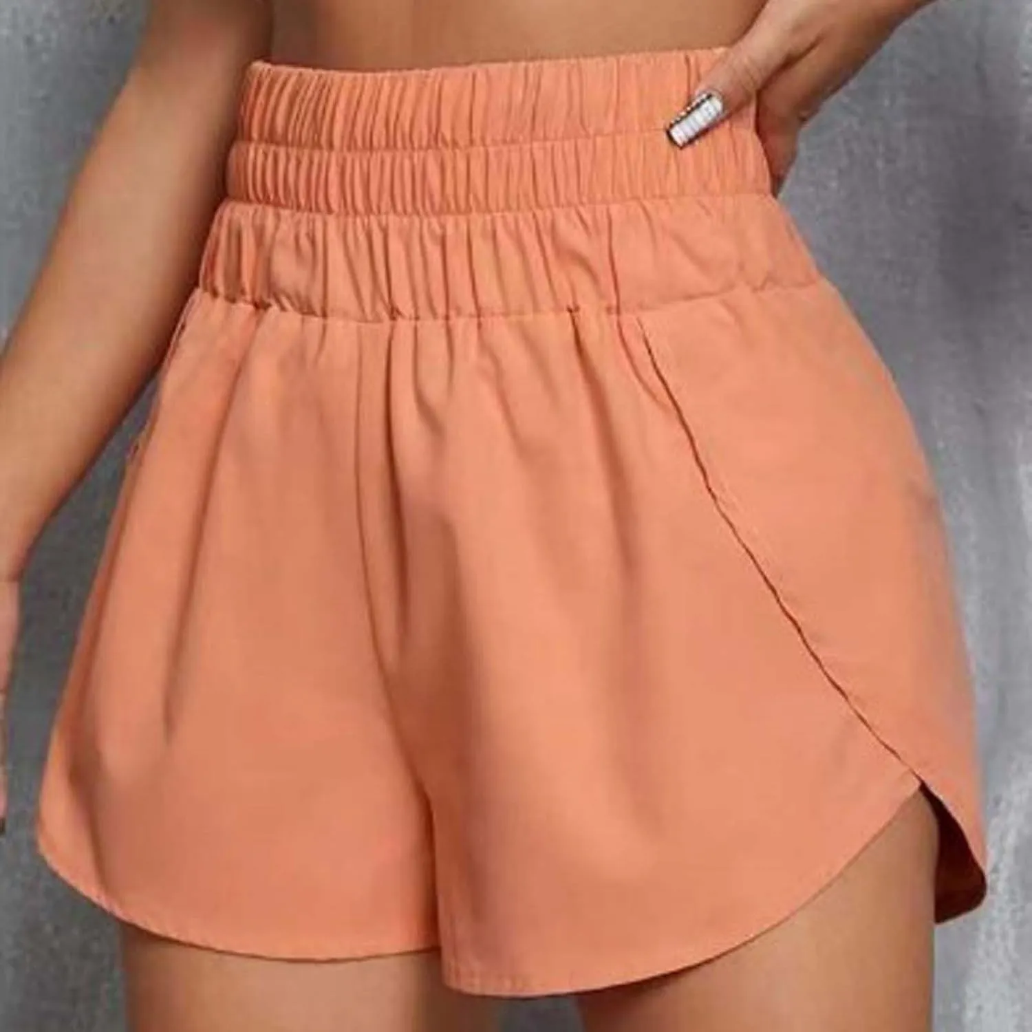 Gym Shorts for Women Tummy Control Workout Shorts High Waisted Running Shorts Elastic Summer Shorts Athletic Shorts