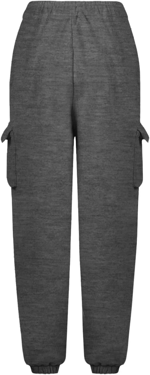 Hands Jogger for Women Comfortable Relaxed Fit Sweatpant Running Hiking Jogger High Waisted Trousers Pant Pockets