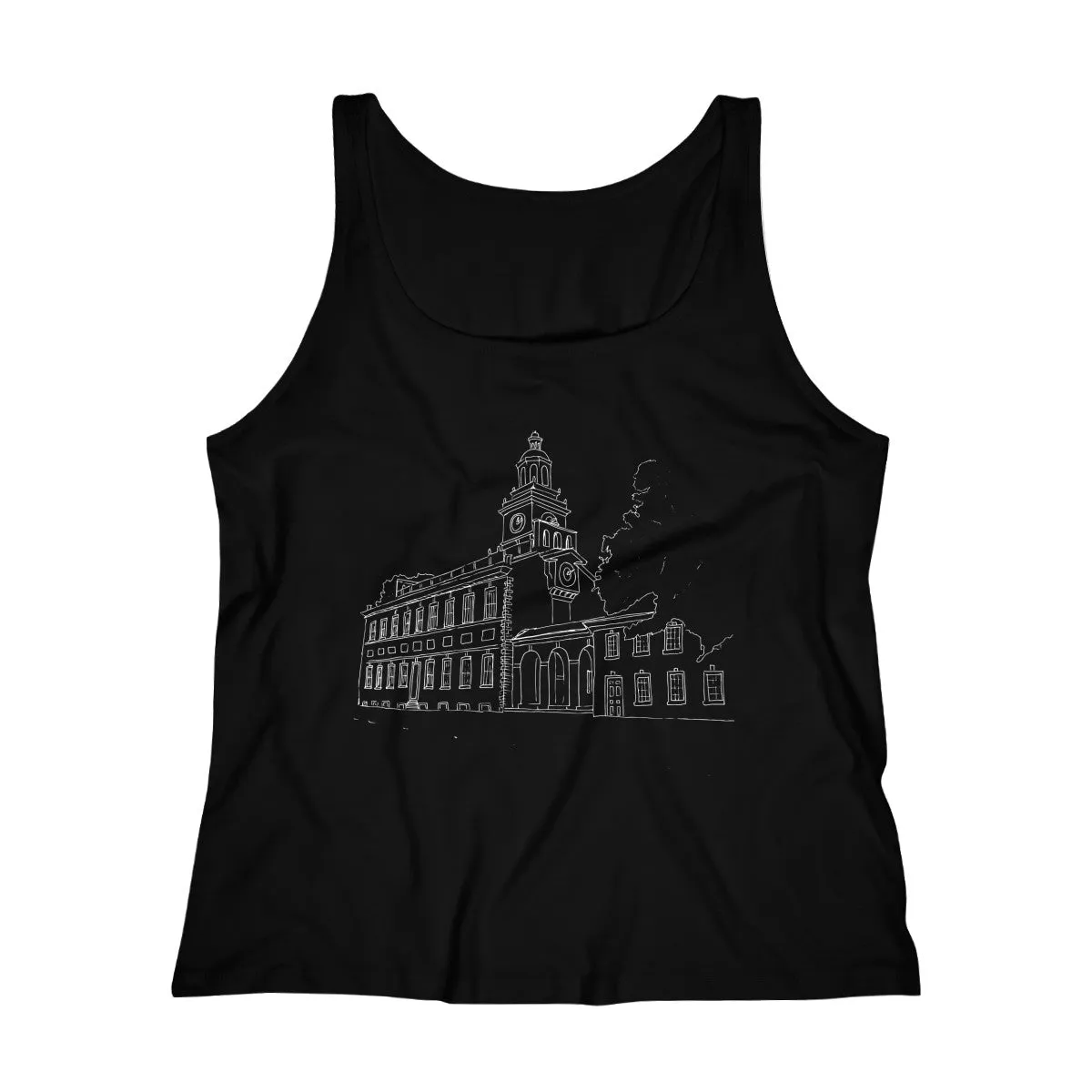Independence Hall - Women's Relaxed Jersey Tank Top