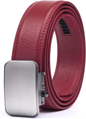 Joseph Elliott Belts Men's Genuine Leather Ratchet Adjustable Golf Belt