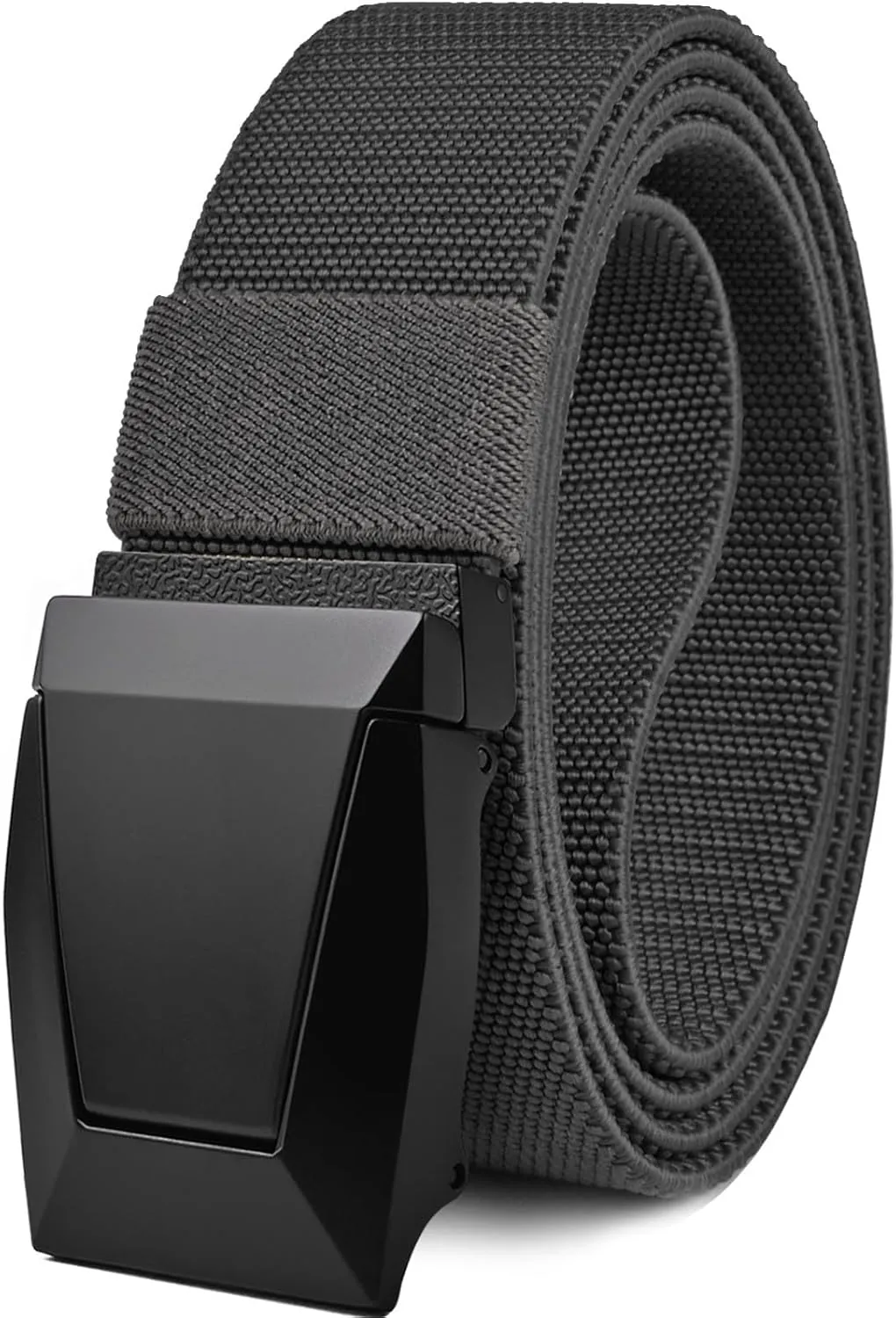 KingMoore Men's Belt - 1.5 inch Military Tactical Stretch Web Nylon Belt with Quick Release Buckle