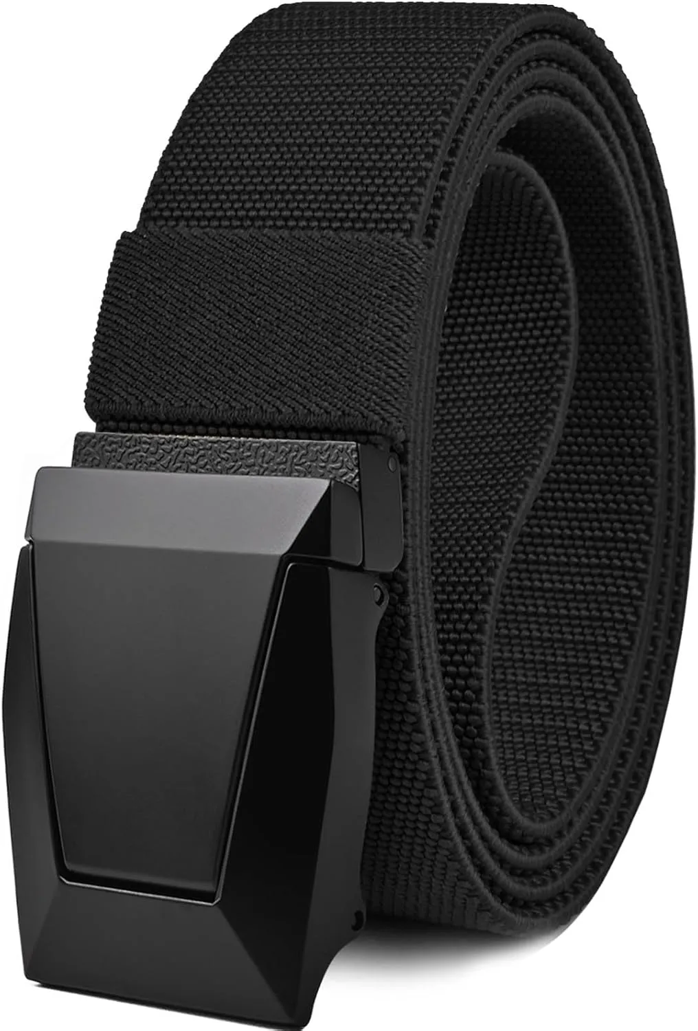 KingMoore Men's Belt - 1.5 inch Military Tactical Stretch Web Nylon Belt with Quick Release Buckle