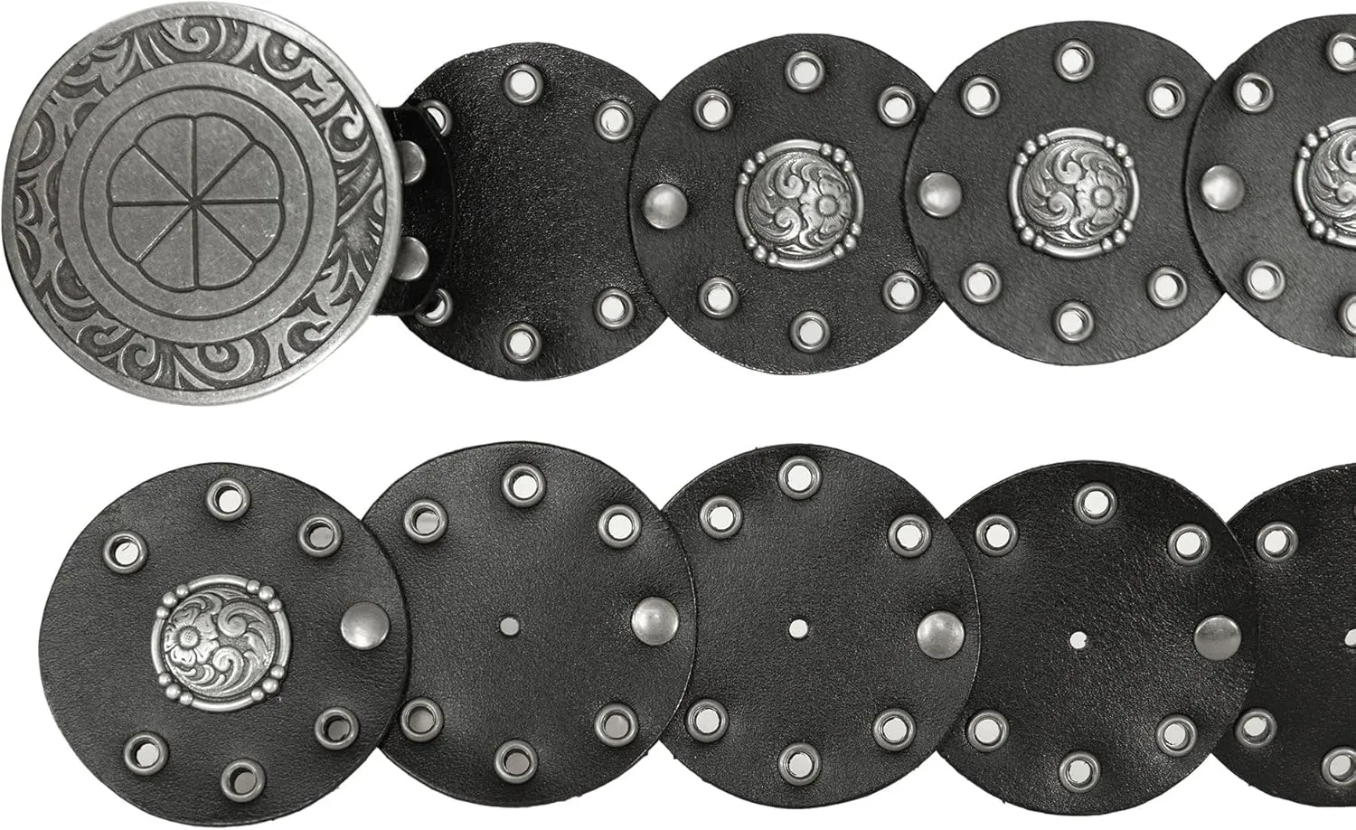 Lucky Brand Women's Western Style Fashion Leather Belt with Metal Buckle