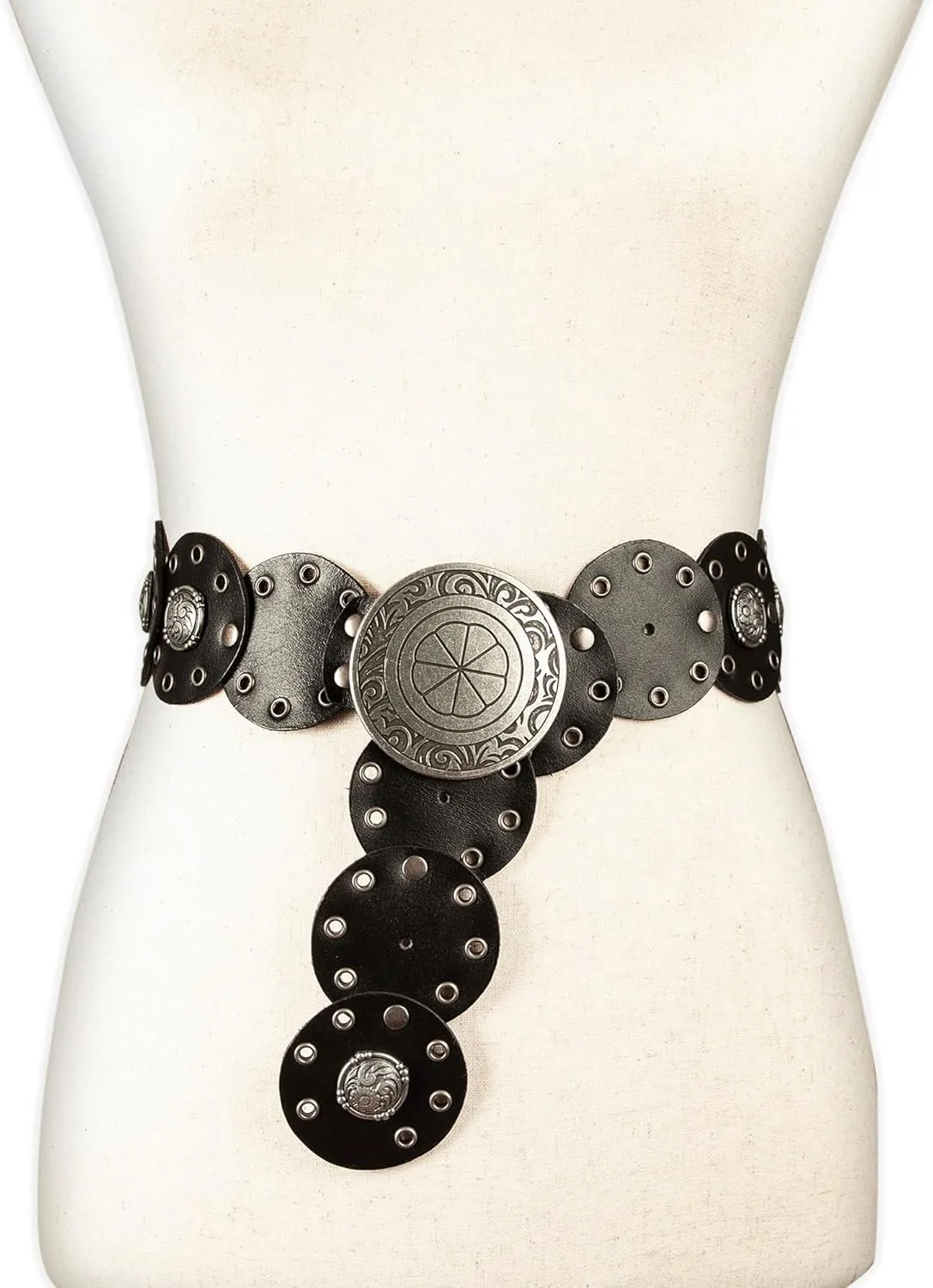 Lucky Brand Women's Western Style Fashion Leather Belt with Metal Buckle