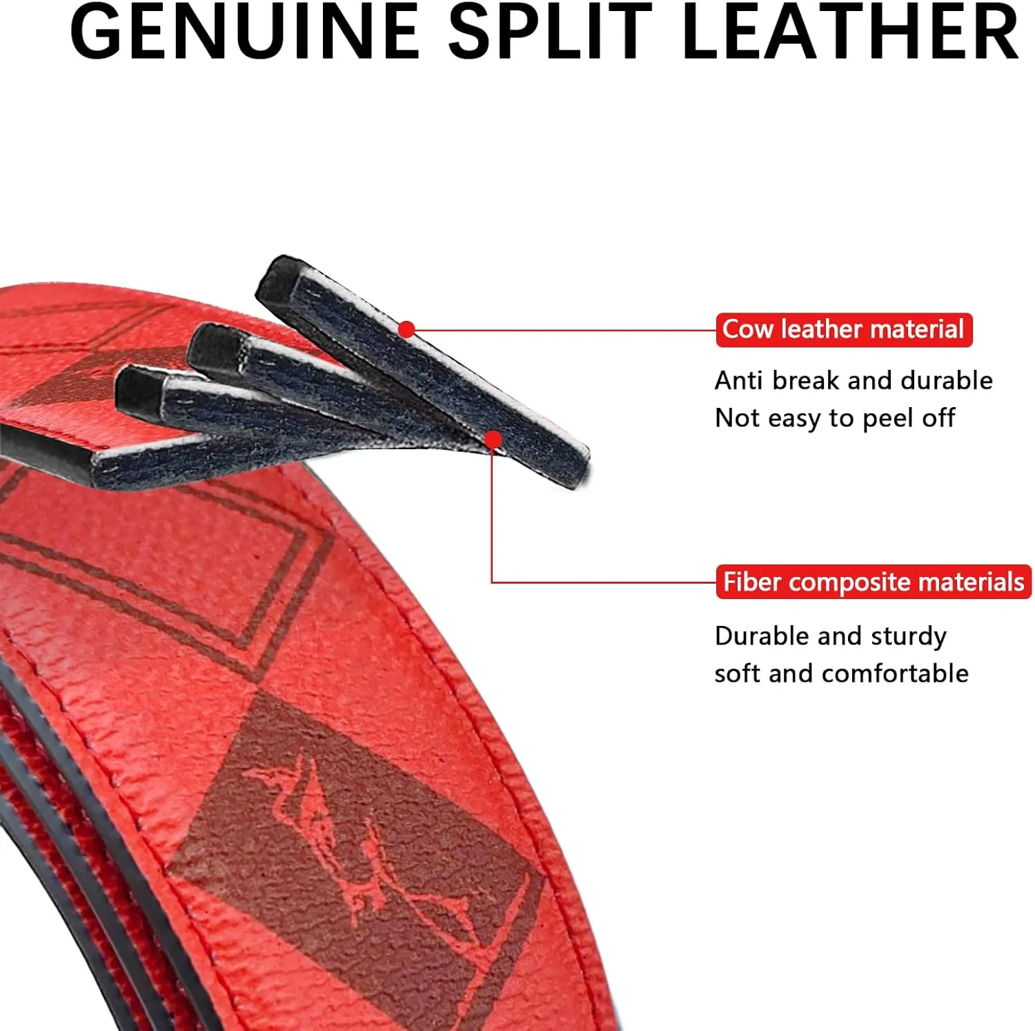 Men's Belts Leather Ratchet Dress Belts for Men Adjustable Belt for Casual Jeans
