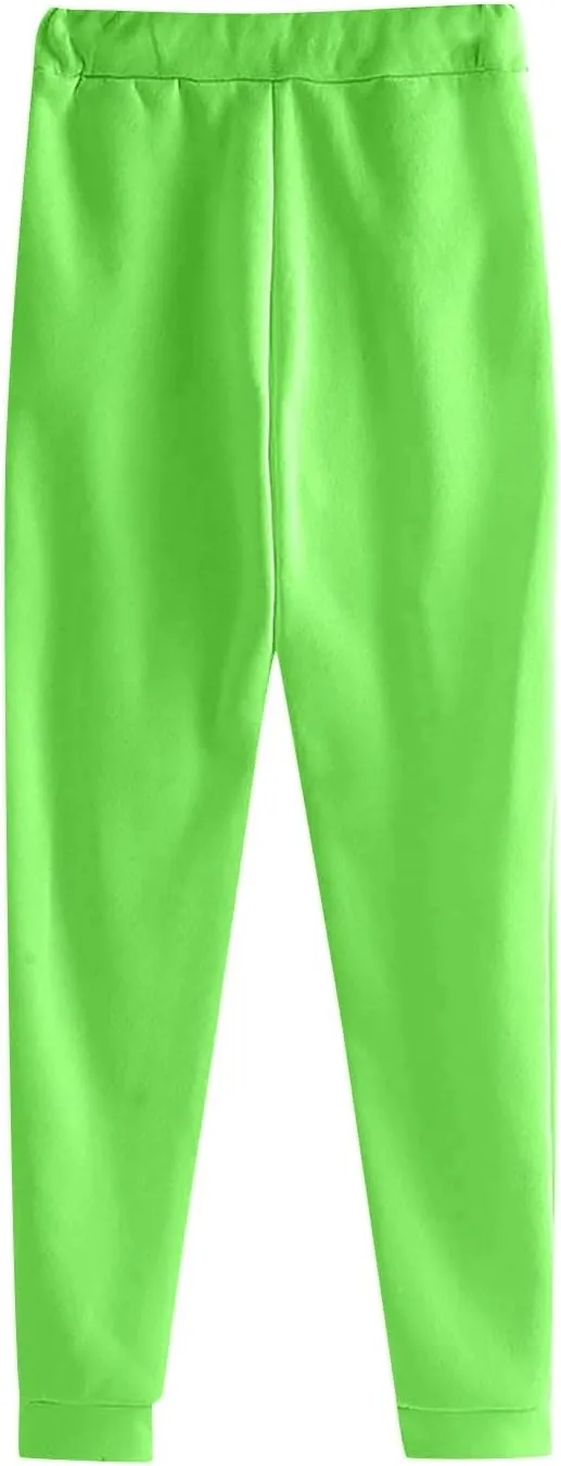 Mens Cargo Pants Casual Drawstring Hiking Pants Joggers Athletic Workout Pants Loose Straight Sweatpants with Pockets