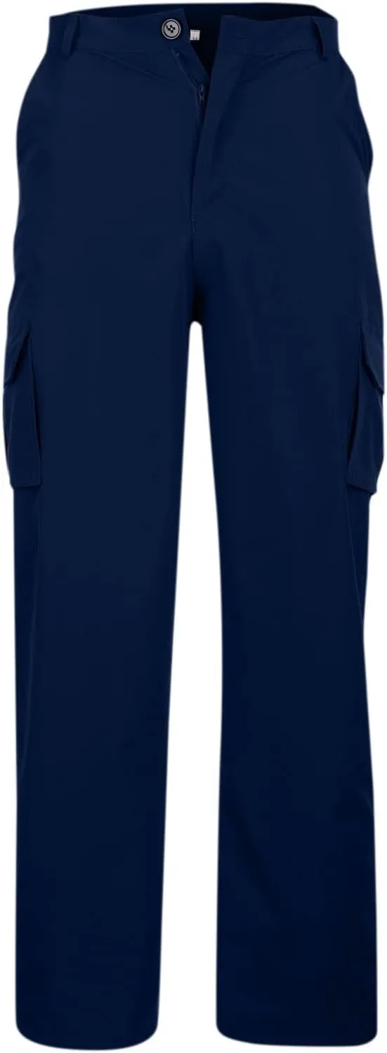 Mens Cargo Pants Relaxed Fit Stretch Straight Leg Cargo Jeans Plus Size Lightweight Casual Hiking Pants with Pockets