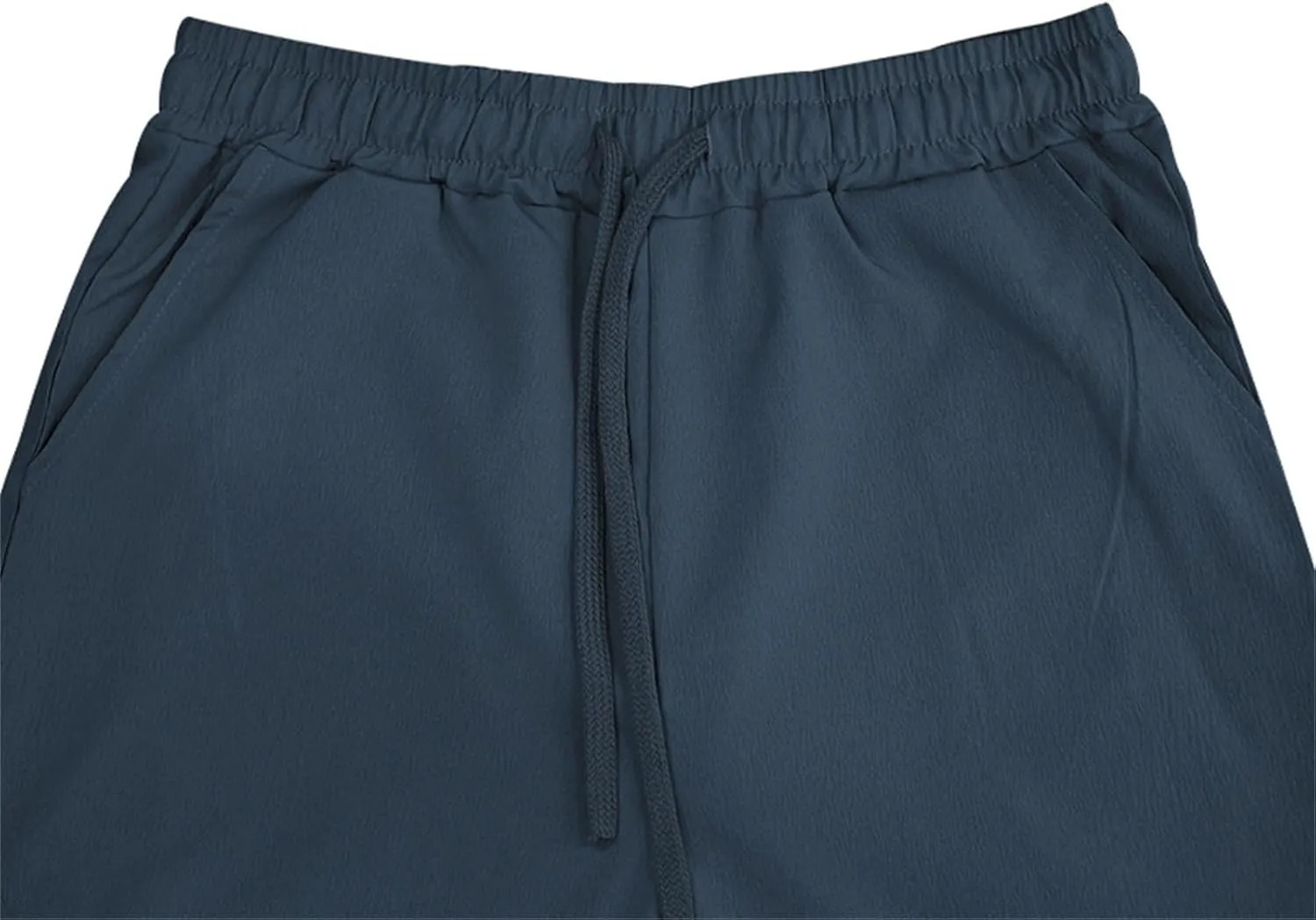 Men's Casual Linen Pants Elastic Waist Drawstring Yoga Beach Pants Casual Lightweight Loose Fit Trousers Baggy Pants