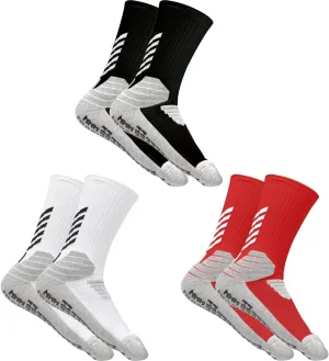 Mens Grip Socks Non Slip for Soccer,Hospital, Training,Anti Slip Grippers