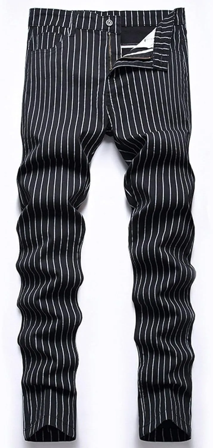 Men's Premium Comfort Classic Fit Jeans Straight Leg Stretch Fashion Pants Wide Leg Trousers Pants Men Relaxed Fit