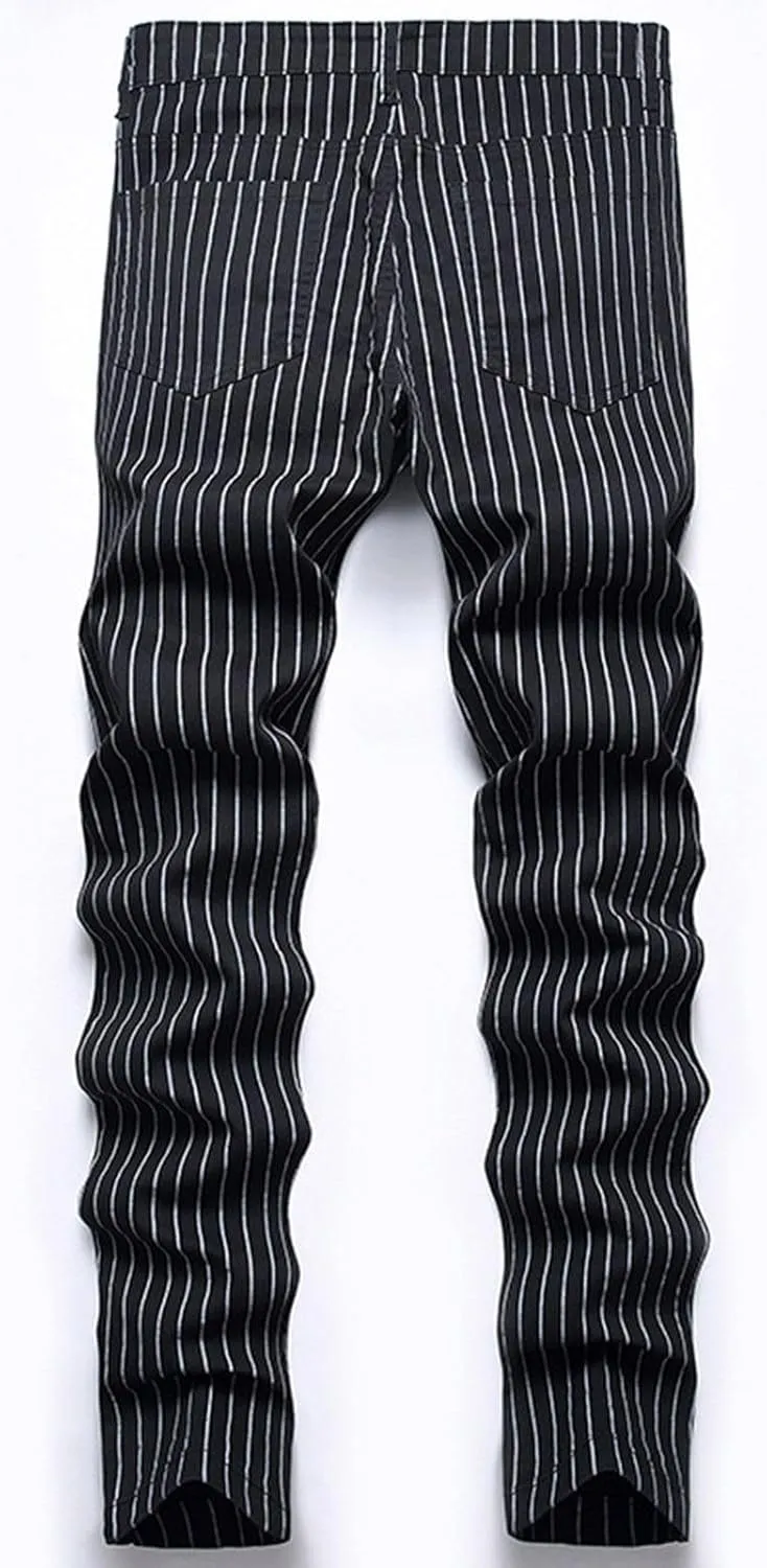 Men's Premium Comfort Classic Fit Jeans Straight Leg Stretch Fashion Pants Wide Leg Trousers Pants Men Relaxed Fit