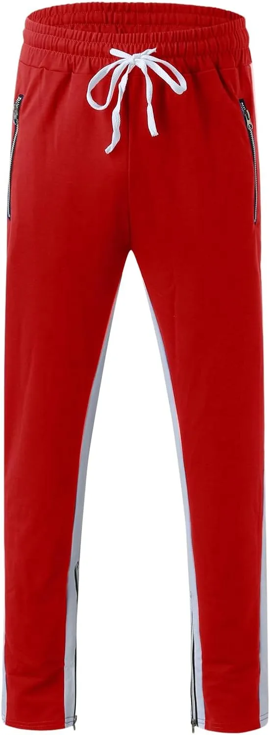 Mens Sweatpants with Pockets Big and Tall Cargo Pants for Men Men's Military Cargo Tactical Pants Lightweight Cotton